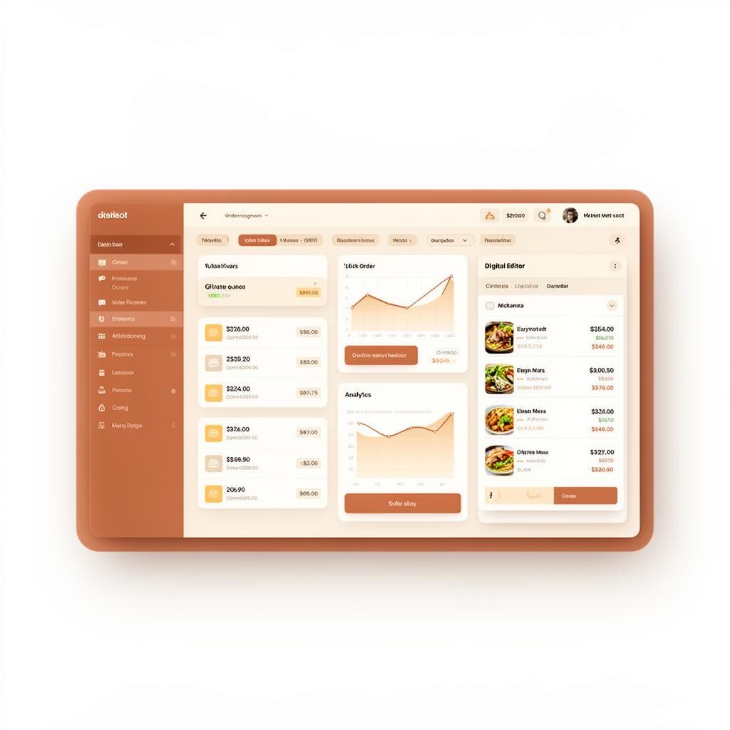 Panel de control de Ordely con gestión de pedidos